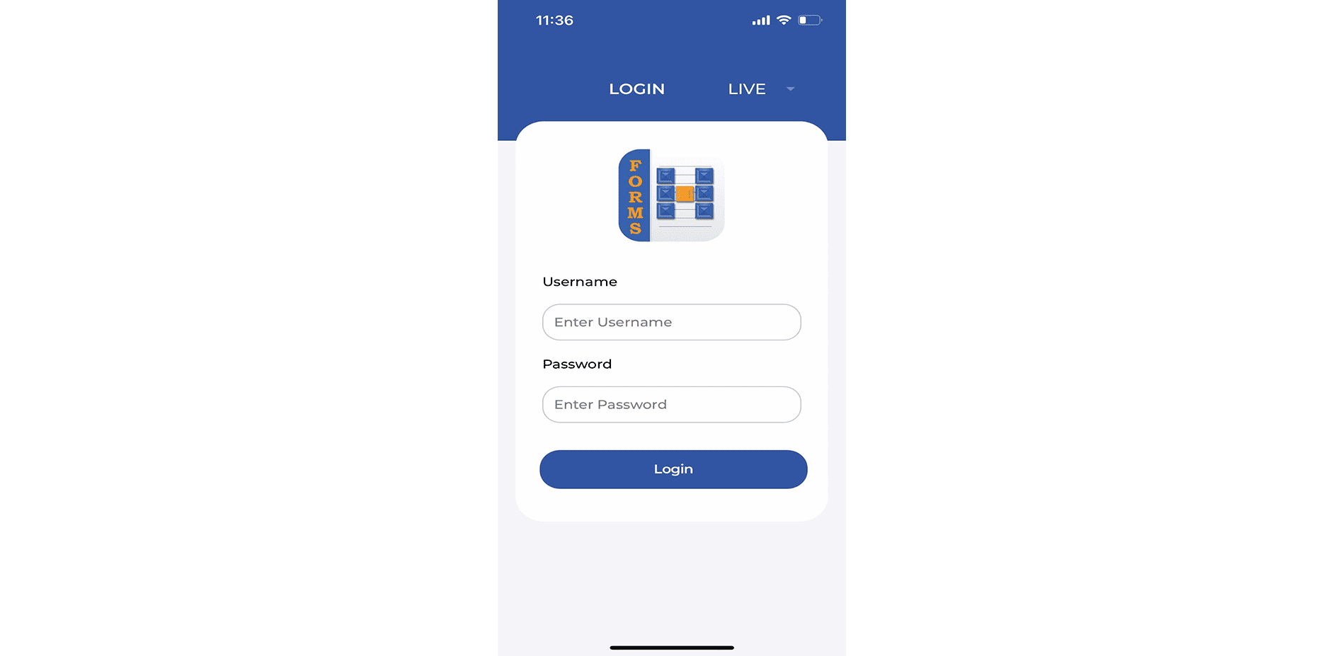 react native app for ERP/CRM system